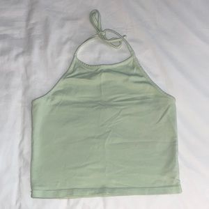 Brandy Melville light green halter tank